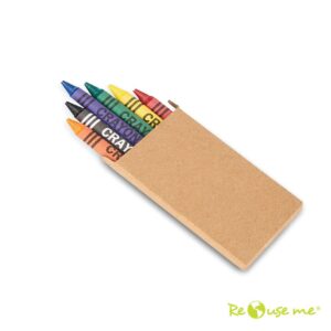 Set de Crayones REUSEME con logo para Merchandising y Regalos Empresariales