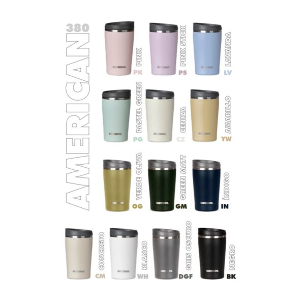 Vaso American 380 Waterdog con logo para Merchandising y Regalos Empresariales