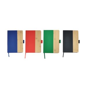 Cuaderno GPW-07 bamboo con logo para Merchandising y Regalos Empresariales