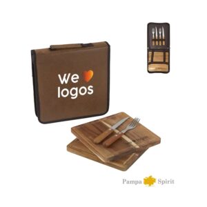 Set de asado Criollo con logo para Merchandising y Regalos Empresariales